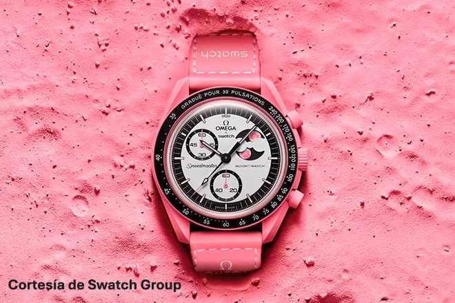 Lee más sobre el artículo Omega x Swatch MoonSwatch: Edición «Luna Rosa» 2025
