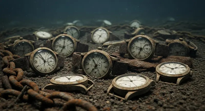 Cementerio de relojes en el fondo marino, testigos silenciosos de tragedias marítimas