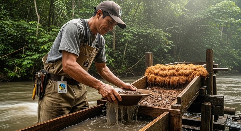 Minería de oro Fairmined en Colombia - Condiciones laborales justas