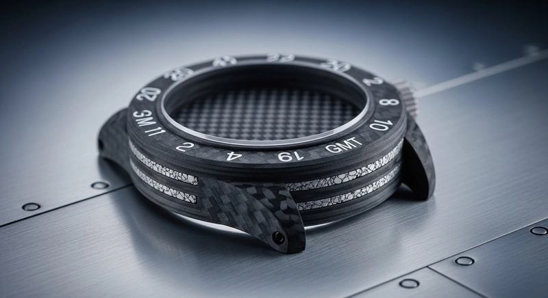 Reloj con fibra de carbono reciclada - Innovación sostenible