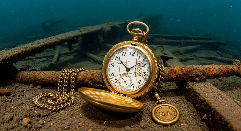 Reloj de bolsillo de Herbert Ingram recuperado del lago Michigan tras 132 años