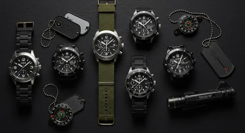 Comparativa con relojes militares actuales
