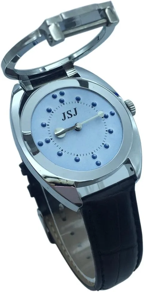 Reloj VISIONU con dial braille táctil para personas ciegas y mayores