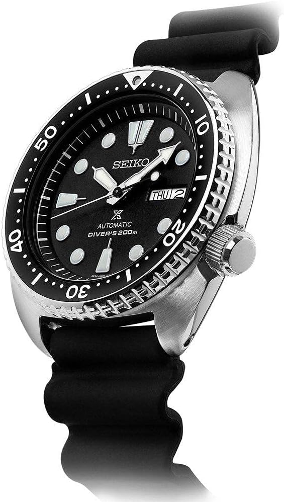 Seiko Prospex SRPE93K1 Turtle reloj automático de buceo profesional con diseño icónico y resistencia extrema