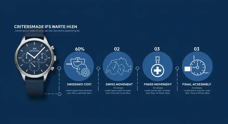 Gráfico que muestra los porcentajes de producción Swiss Made