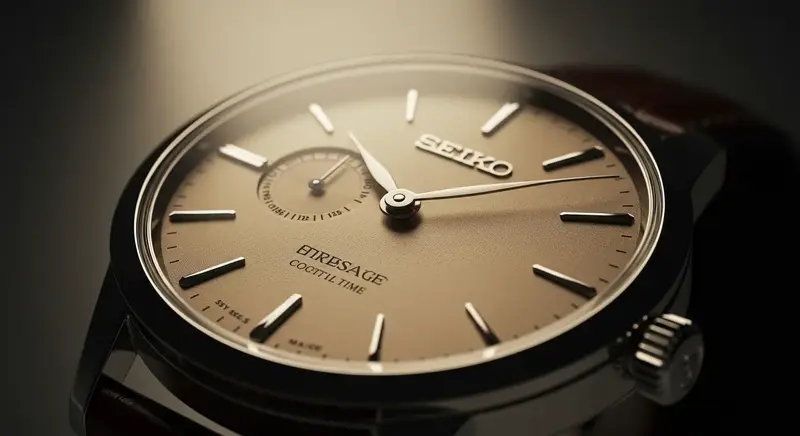 Reloj Seiko que representa la calidad japonesa frente al marketing Swiss Made