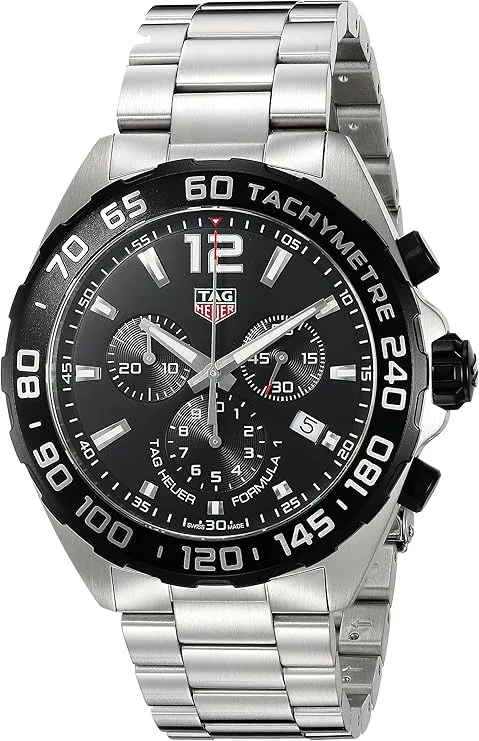 Reloj Tag Heuer Formula 1 de acero con cronógrafo y diseño deportivo