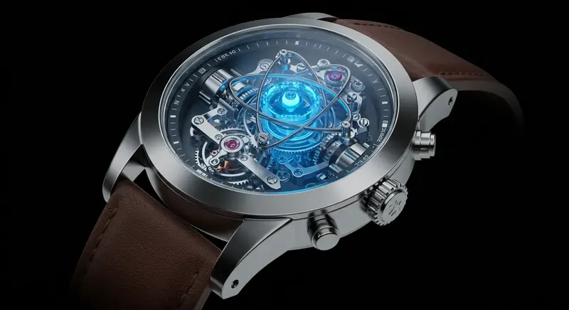 Reloj atómico miniaturizado en pulsera 2025