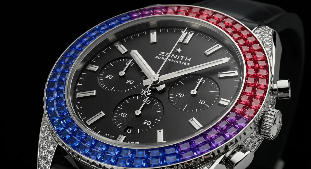 Zenith Chronomaster Sport Rainbow, uno de los lanzamientos de relojes 2025 más audaces.