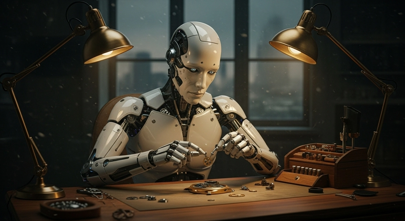 Lee más sobre el artículo La Simbiosis de Máquina y Maestro: El Futuro de la Relojería Artesanal en la Era de la Inteligencia Artificial