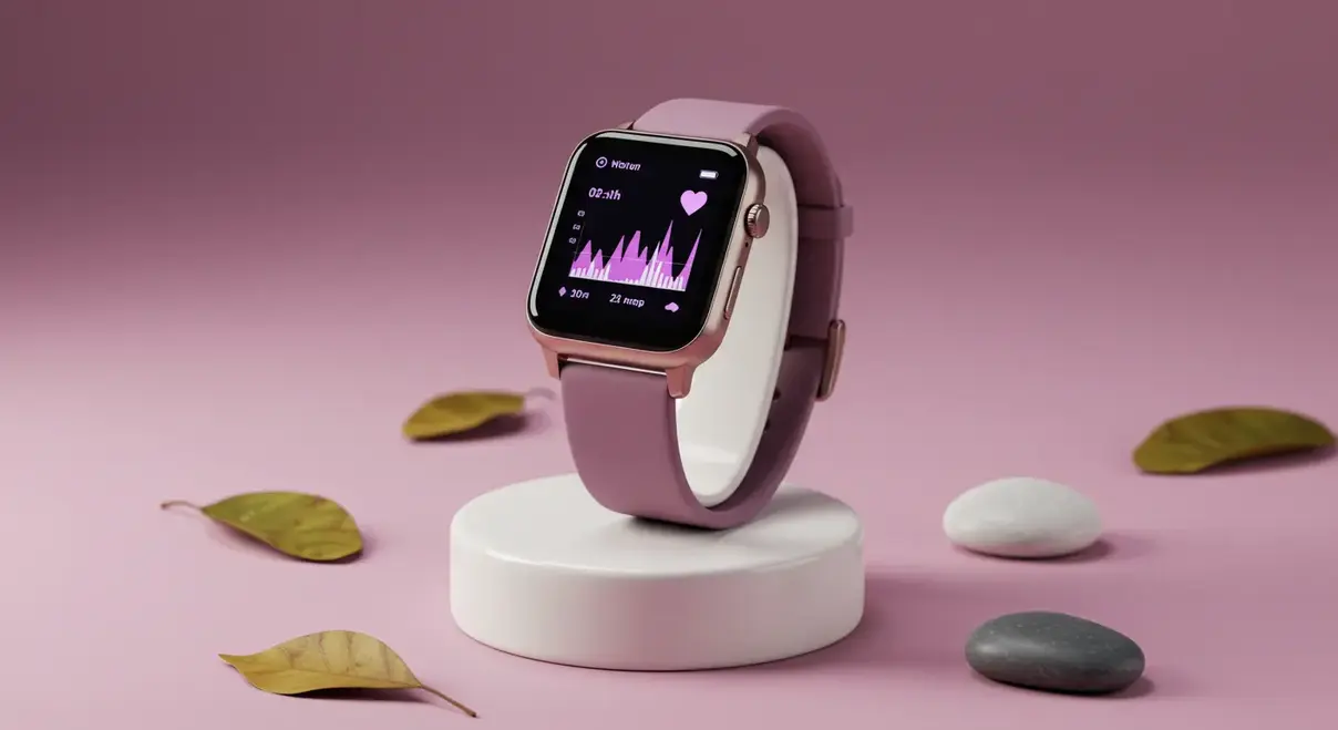 Smartwatch de mujer con diseño delgado e inteligencia artificial 2025