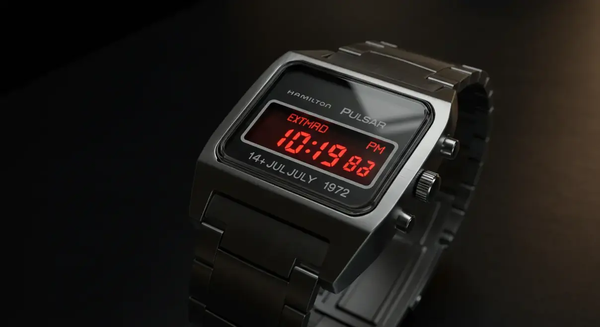 Hamilton Pulsar — primer digital LED - Tiempo y Estilo