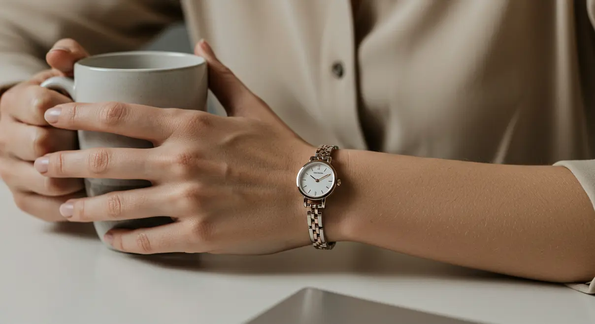 Reloj de mujer elegante en tendencia 2025 - Tiempo y Estilo