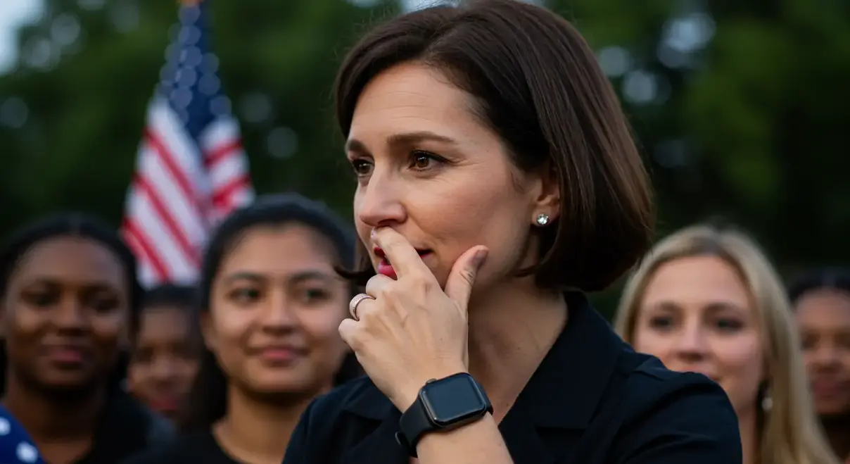 Giorgia Meloni usando Apple Watch — gesto de modernidad frente al lujo tradicional — Tiempo y Estilo