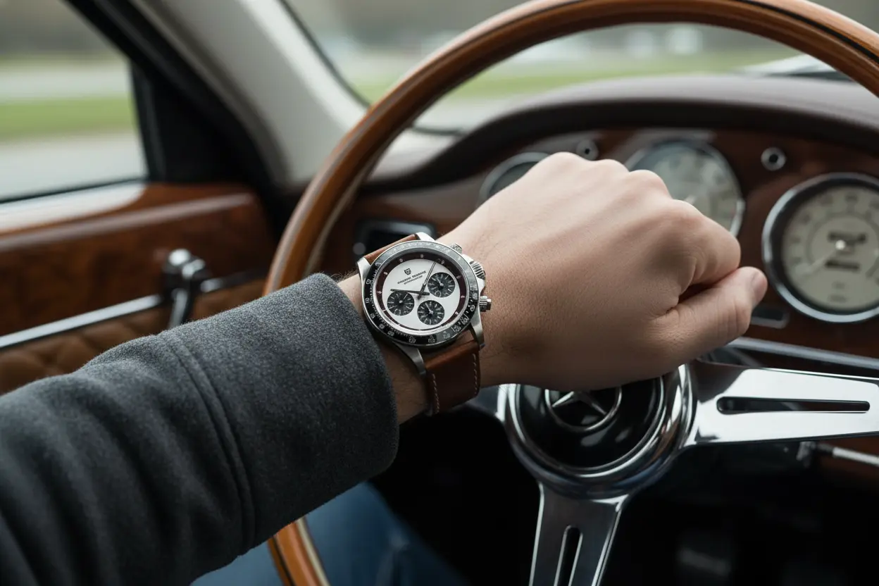 Pagani PD-1676 Daytona bicolor bezel - relojes AliExpress 11.11