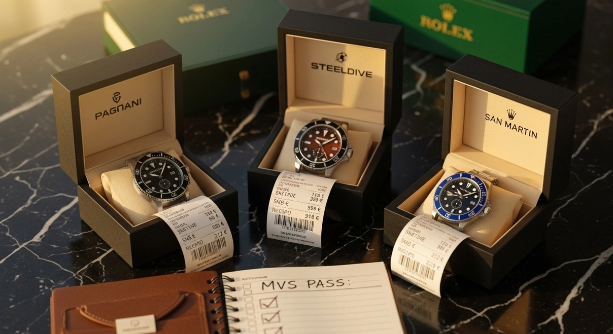 Comparativa relojes AliExpress 11.11: Pagani, Steeldive, San Martin