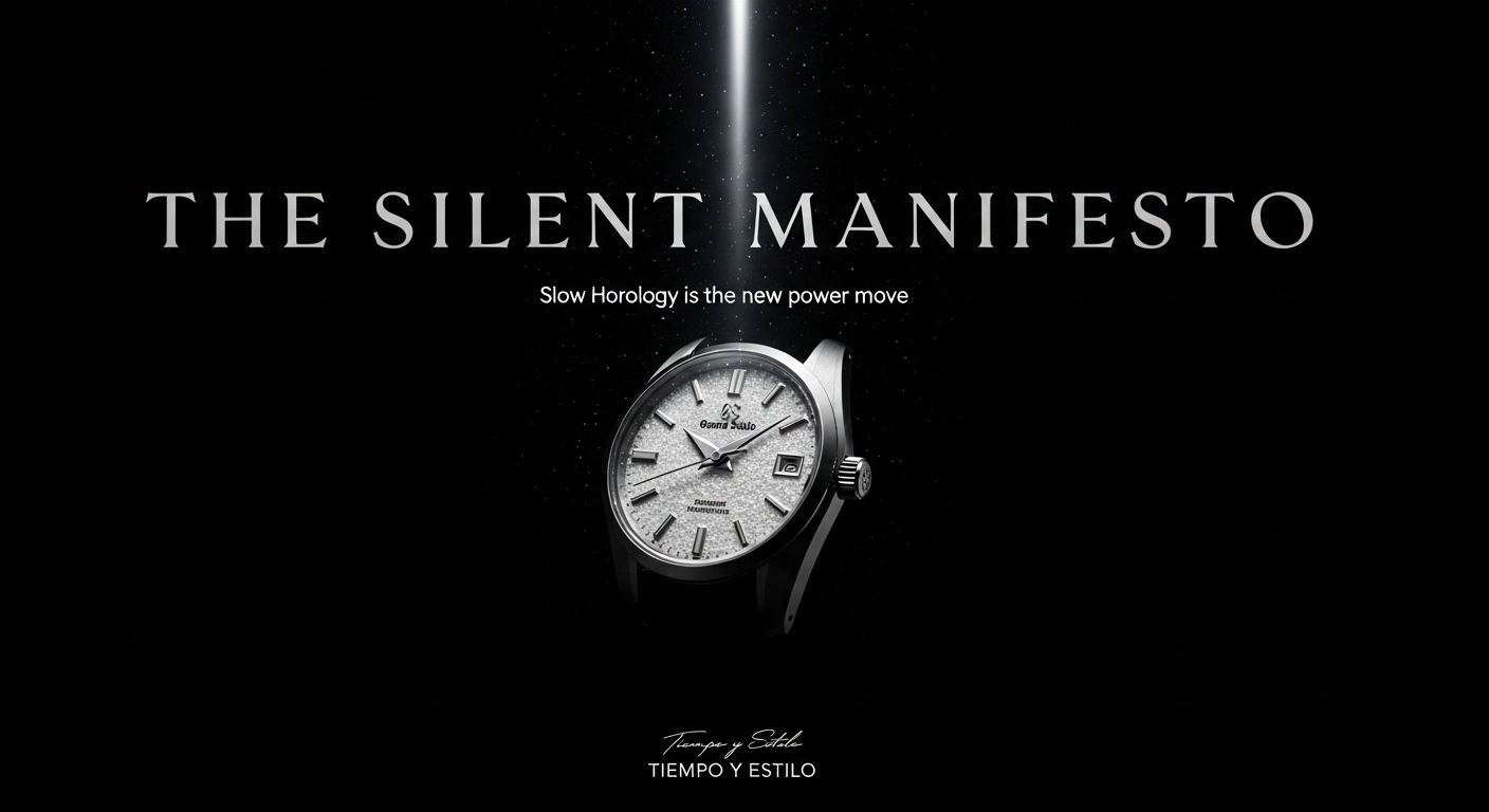 Lee más sobre el artículo Slow Horology: El Manifiesto del Silencio que Redefine el Lujo