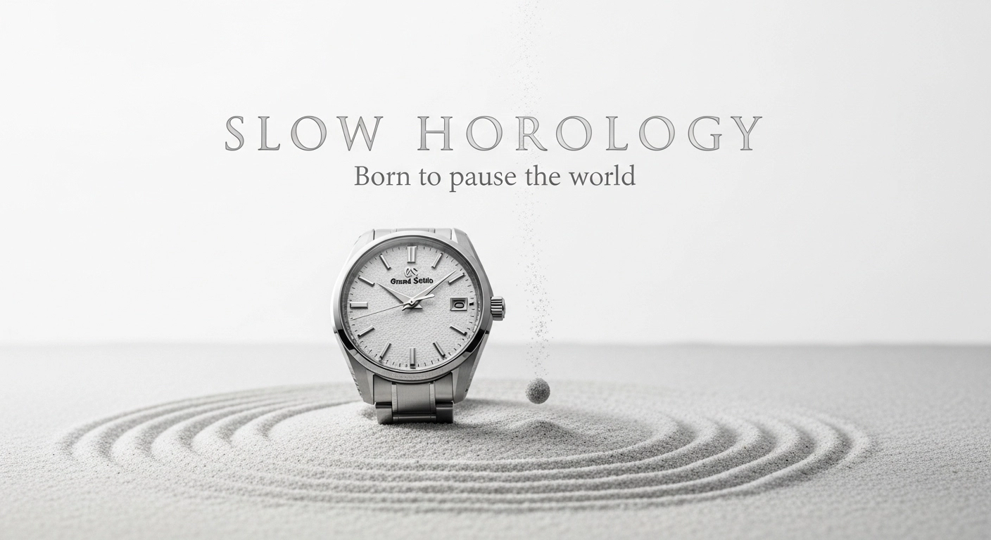 Grand Seiko en el nacimiento de slow horology: esfera evocando la naturaleza del tiempo