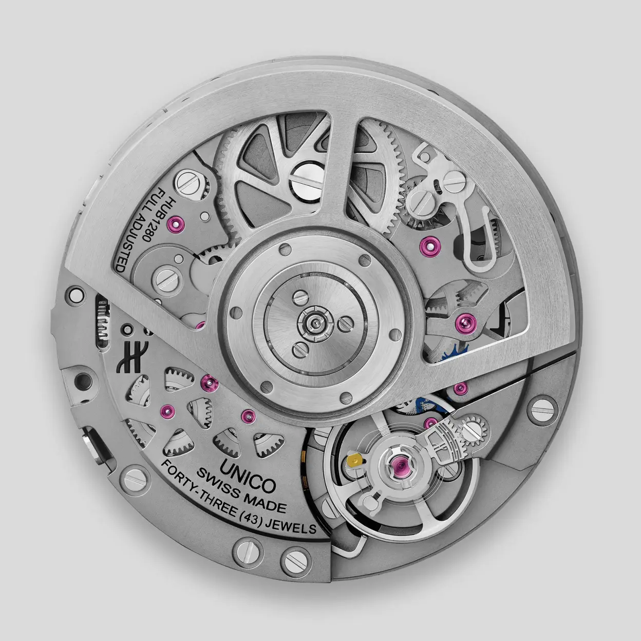 Calibre manufactura HUB1280 Unico de Hublot