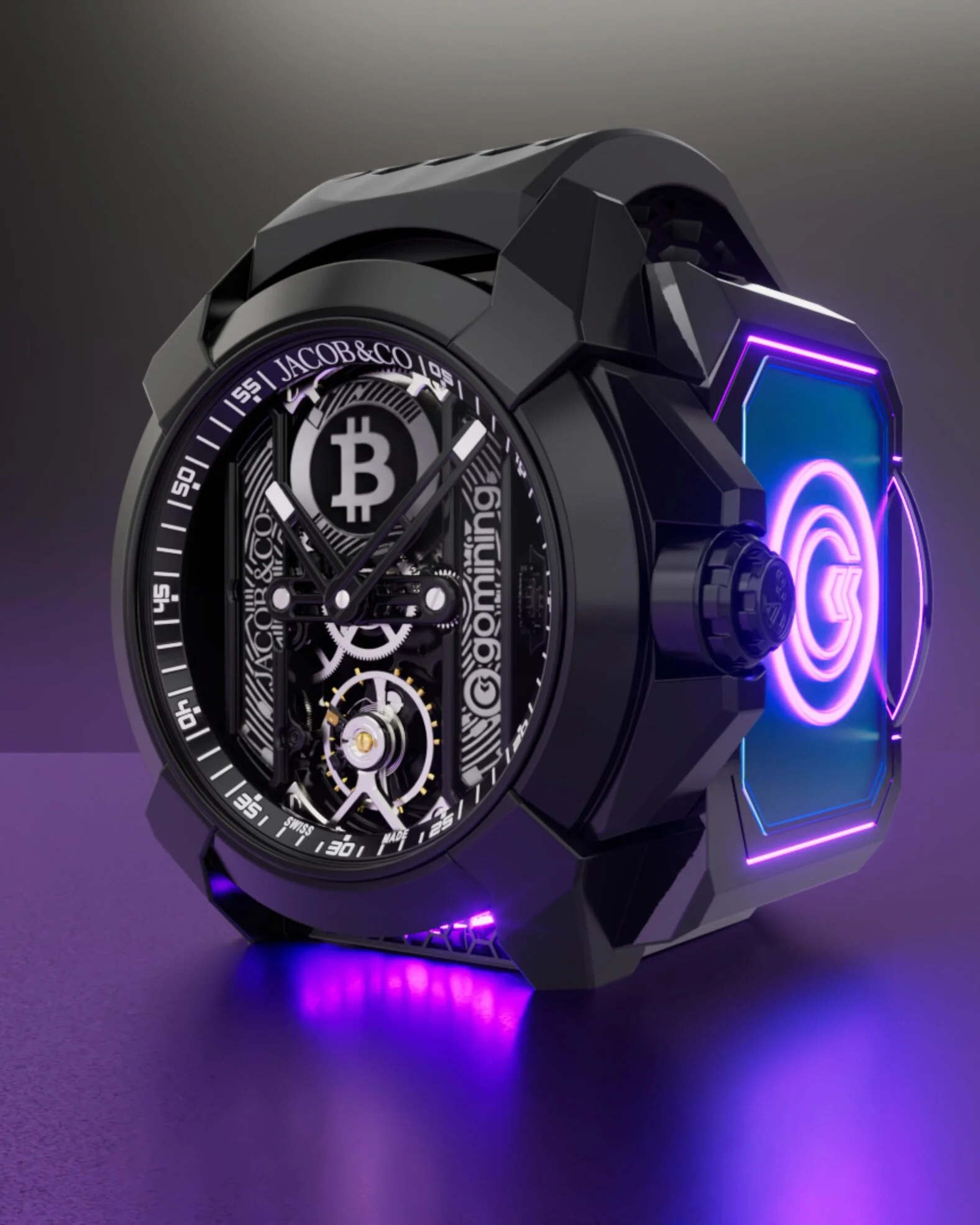 Lee más sobre el artículo Jacob & Co. Epic X GoMining: el reloj de lujo que mina Bitcoin. ¿Genialidad o herejía?