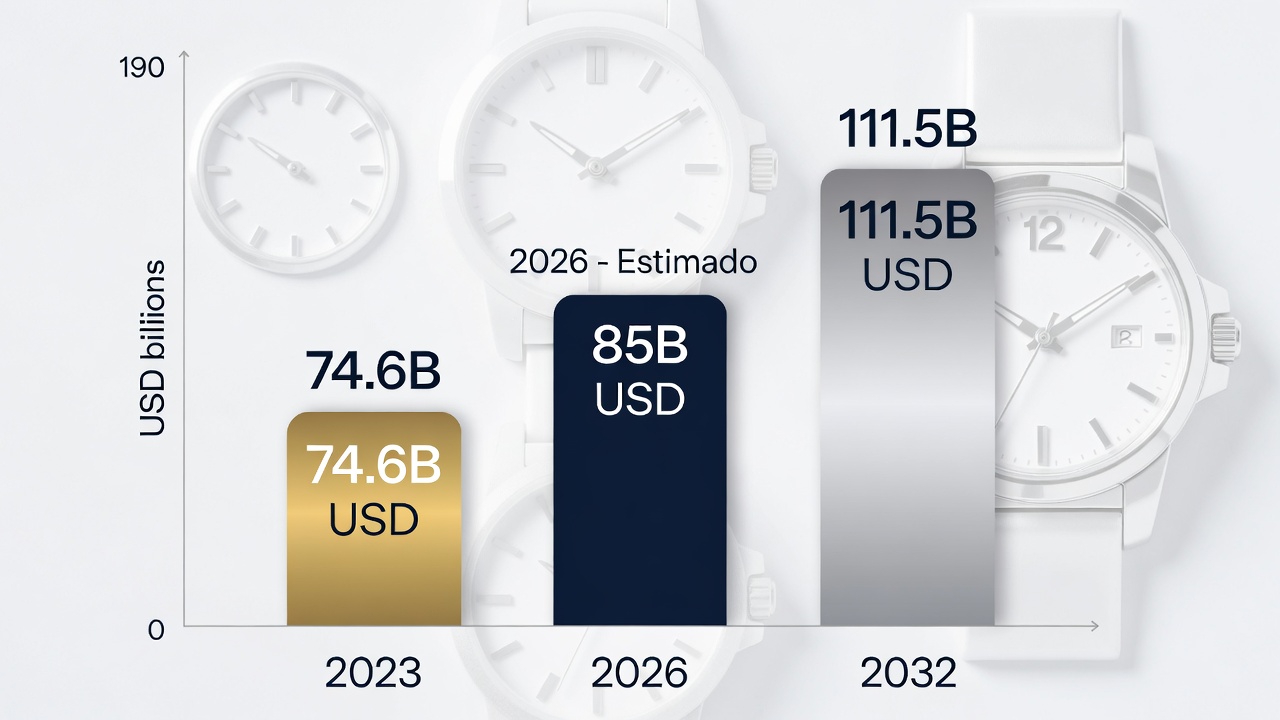 Proyección de crecimiento del mercado relojero en India y Oriente Medio