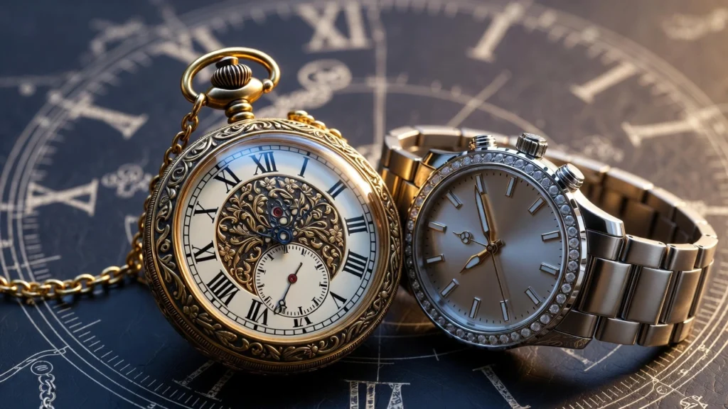 Relojes antiguos y modernos mostrando la evolución y secretos de la relojería