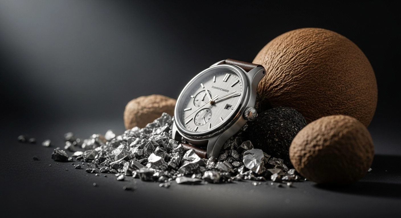 Reloj fabricado con procesos sostenibles