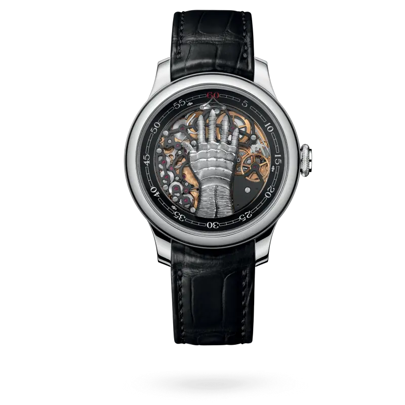 F.P. Journe: El Último Relojero Libre y la Resistencia del Invenit et Fecit 4 F.P. Journe FFC Blue complicación agujas azules dial plateado alta relojería independiente François-Paul Journe