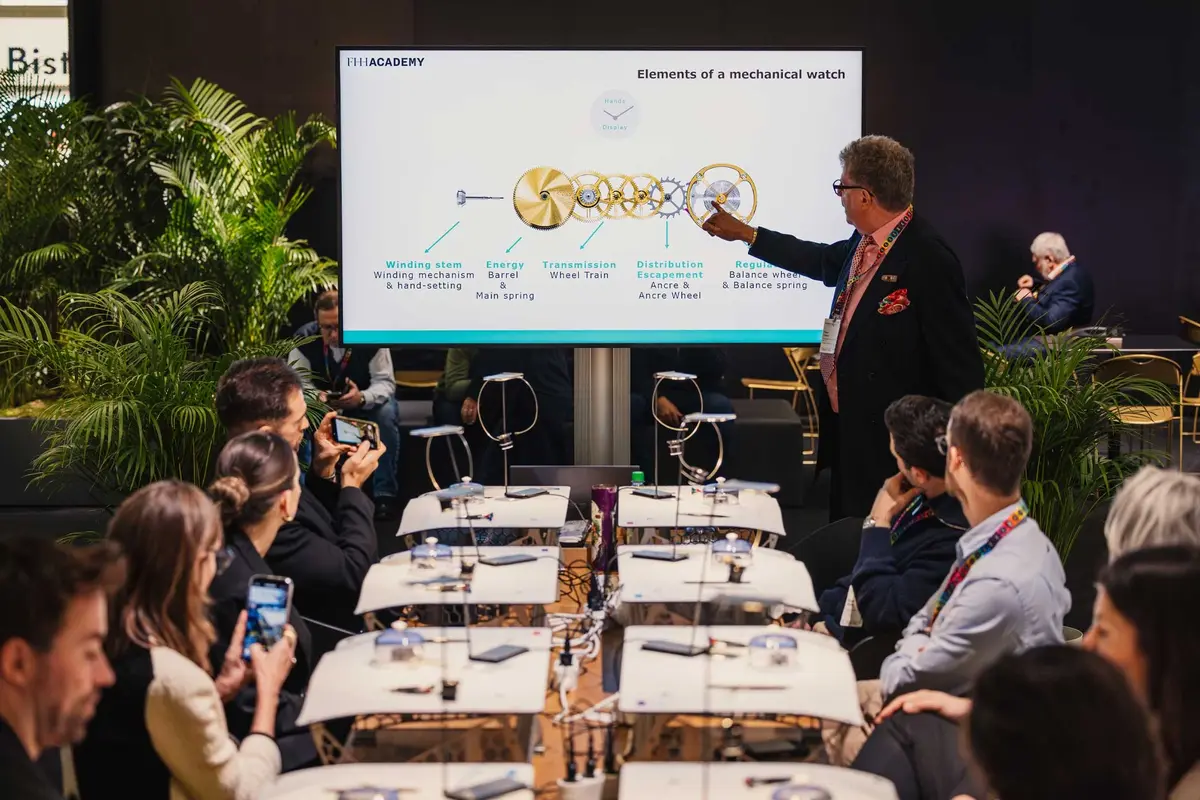 INHORGENTA 2026 espacio educativo Fondation Haute Horlogerie FHH transmisión conocimiento relojería