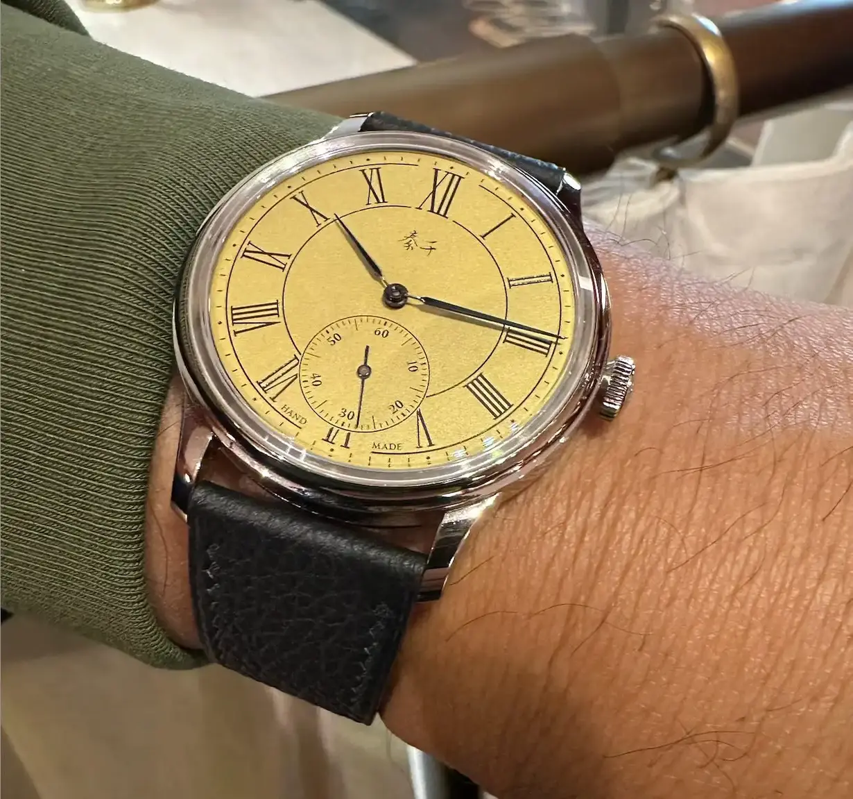 Reloj independiente chino Qin Gan Pastorale con movimiento manufactura calibre 1810 y acabados haute horlogerie artesanales