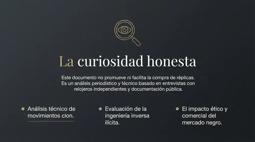 Superclones Rolex en Dubái: La Verdad que Nadie te Cuenta 2 superclones Rolex análisis técnico réplicas Dubai mercado falsificaciones alta relojería