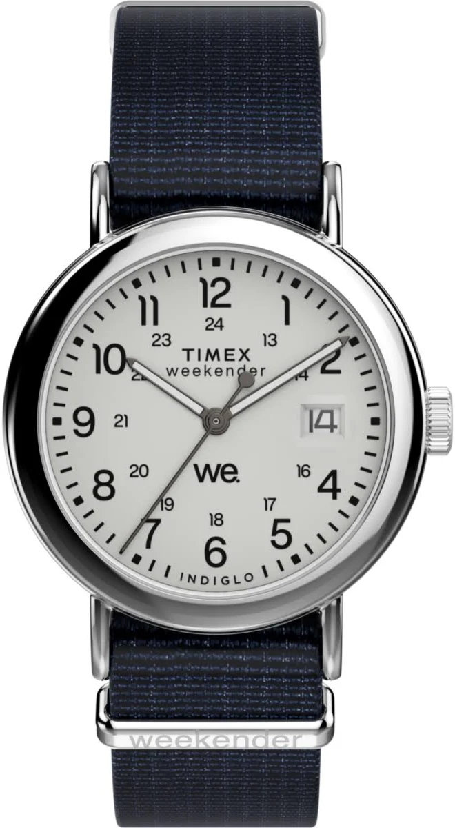 Timex Easy Reader con esfera blanca limpia y numeración negra de gran tamaño, diseñado para máxima legibilidad